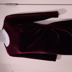 Velvet cocktail dress